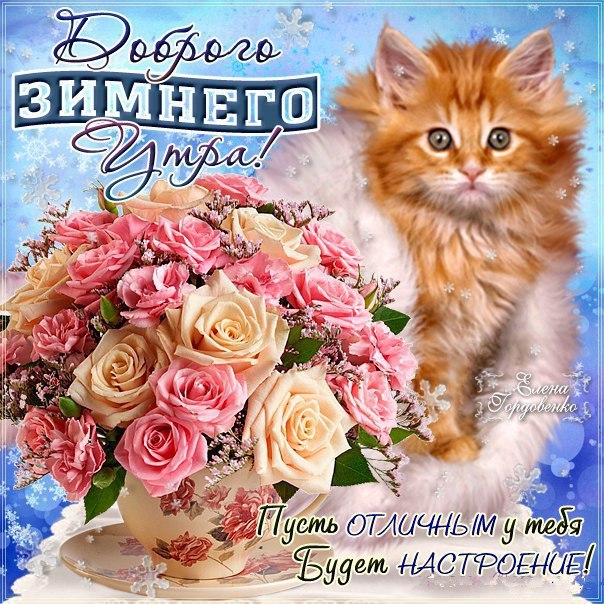 Доброго зимнего утра! и отличного настроения!