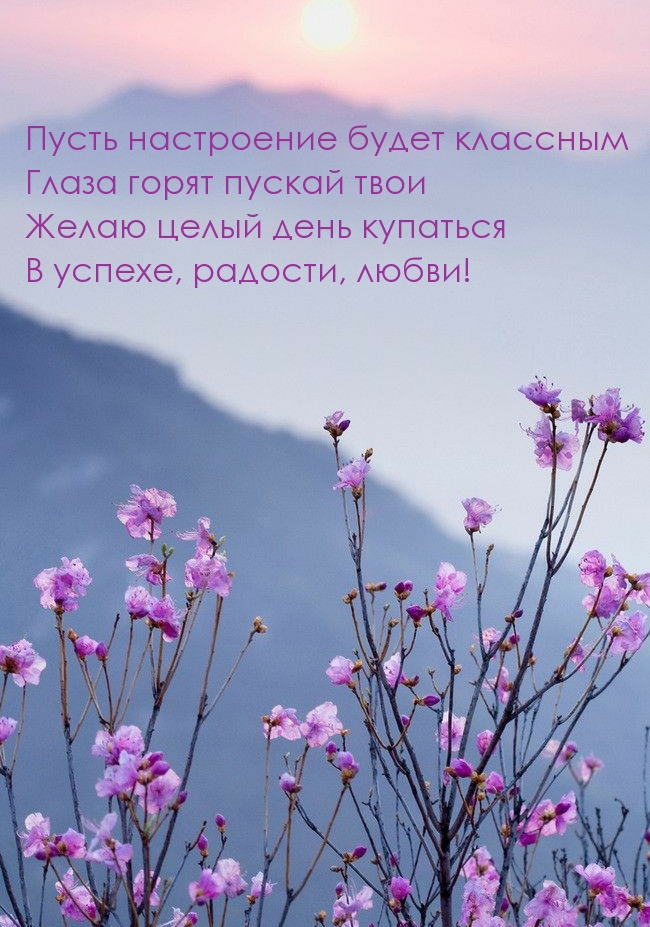 Пусть настроение будет классным