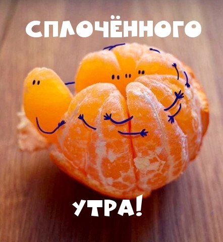 Сплочённого утра!
