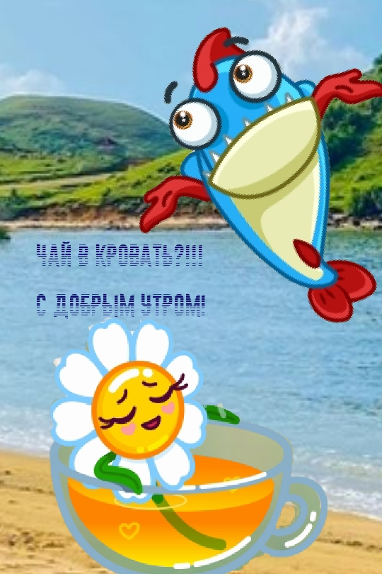 Чай в кровать?! С добрым утром!