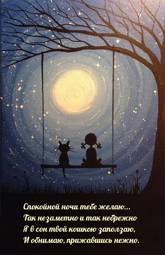 Картинка - Спокойной ночи тебе желаю....