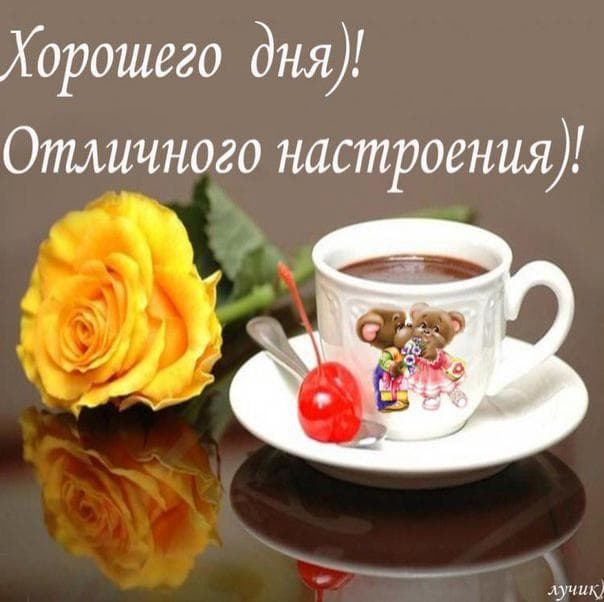 Хорошего дня! Отличного настроения!