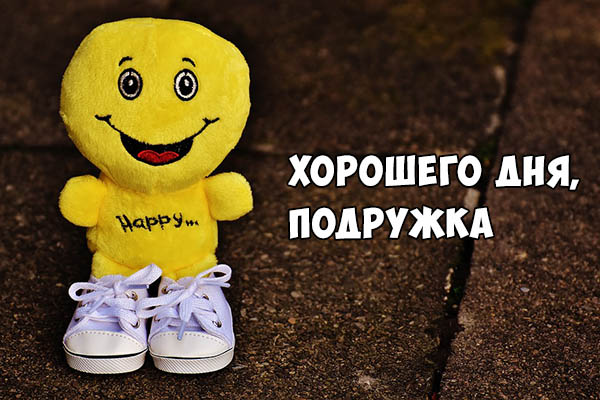 Хорошего дня, подружка