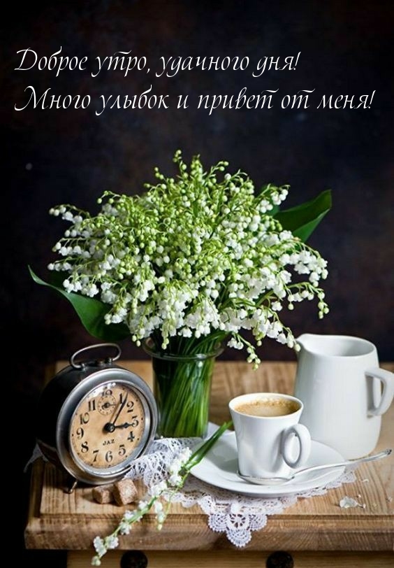 Доброе утро, удачного дня!  Много улыбок!