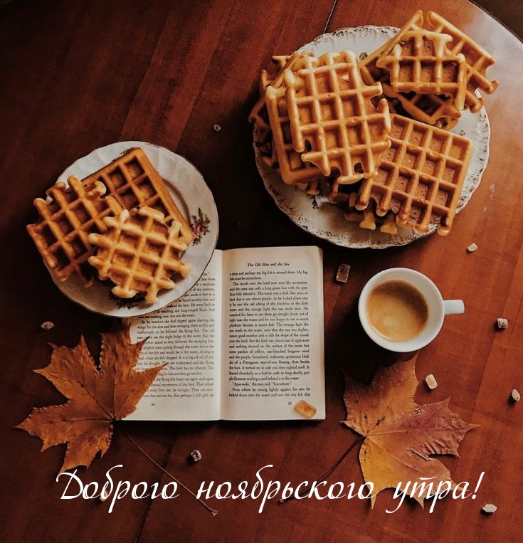 Доброго ноябрьского утра!