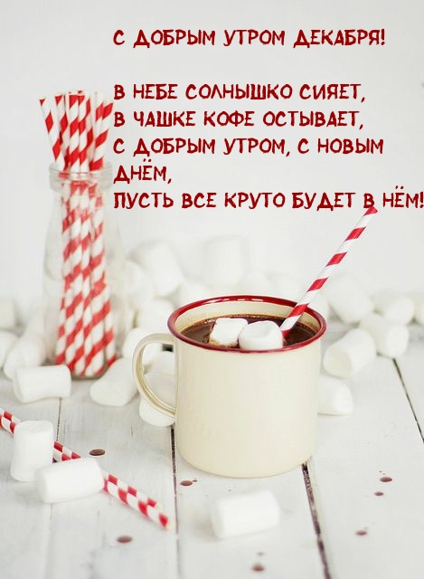 С добрым утром декабря!