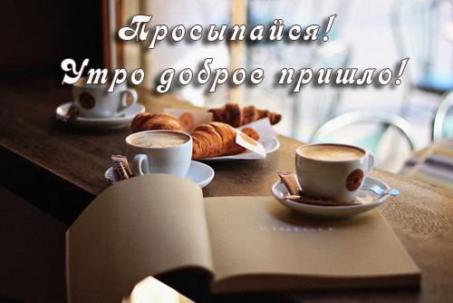 Просыпайся, утро доброе пришло!