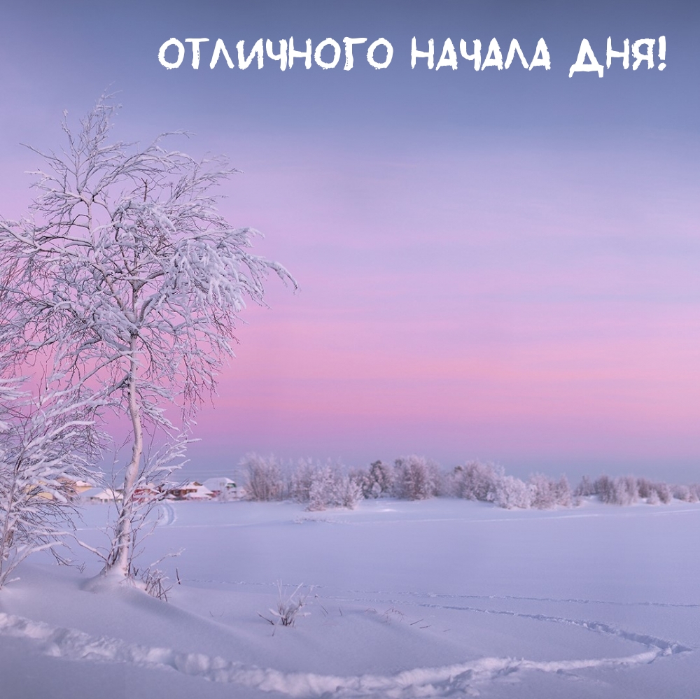 Отличного начала дня!