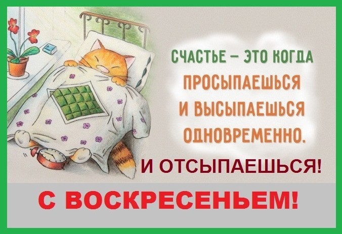Просыпаешься и высыпаешься одновременно — это счастье!