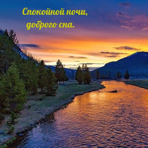 Спокойной ночи, доброго сна.