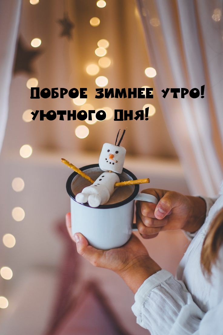 Доброе зимнее утро! Уютного дня!