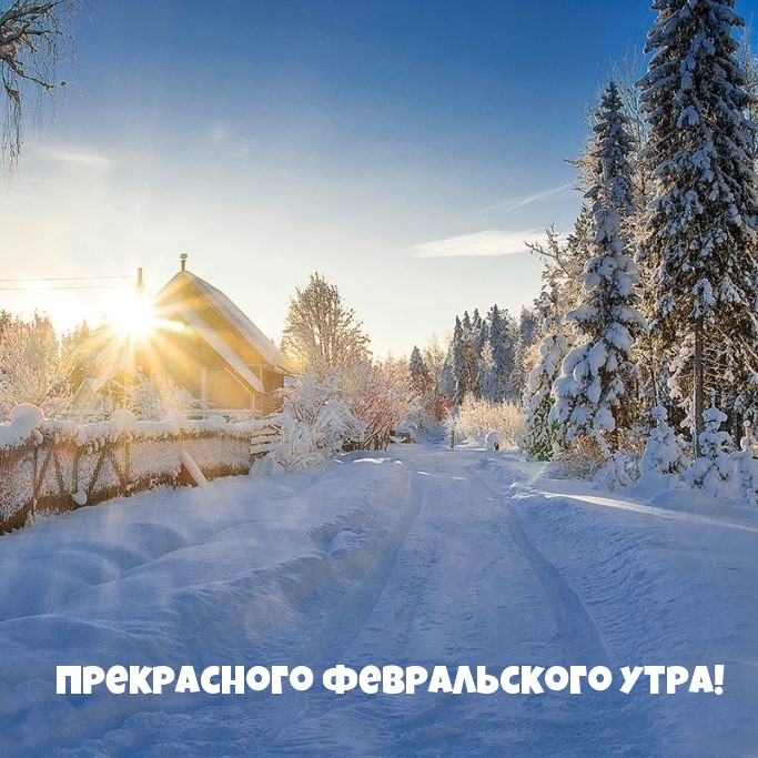 Прекрасного Февральского Утра!