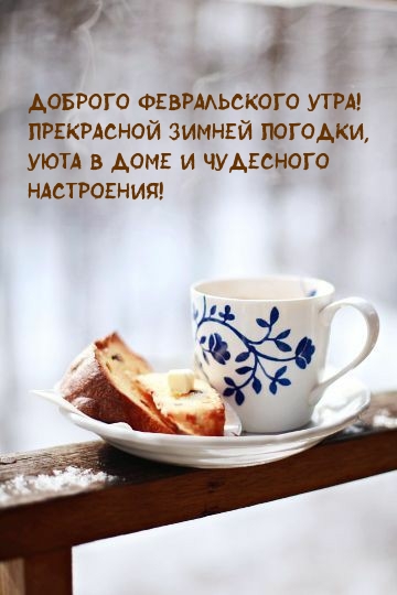 Доброго февральского утра! Уюта в доме!