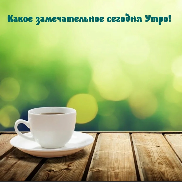 Какое замечательное сегодня Утро!