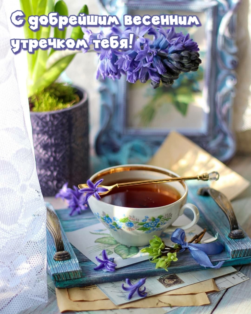 С добрейшим весенним утречком тебя!