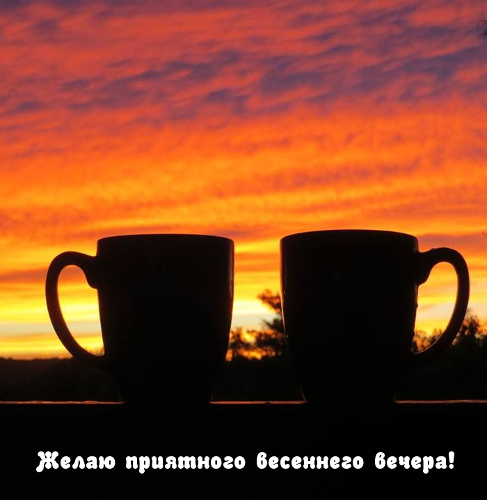 Желаю приятного весеннего вечера!