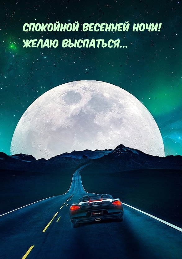 Спокойной весенней ночи! Желаю выспаться…
