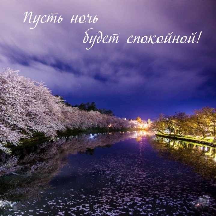 Пусть ночь будет спокойной!