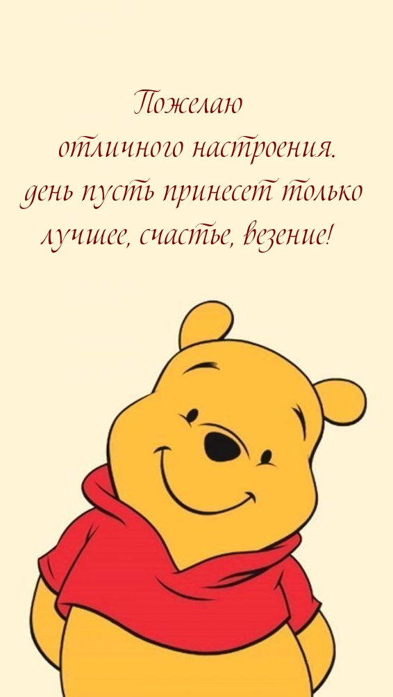 Пожелаю отличного настроения.