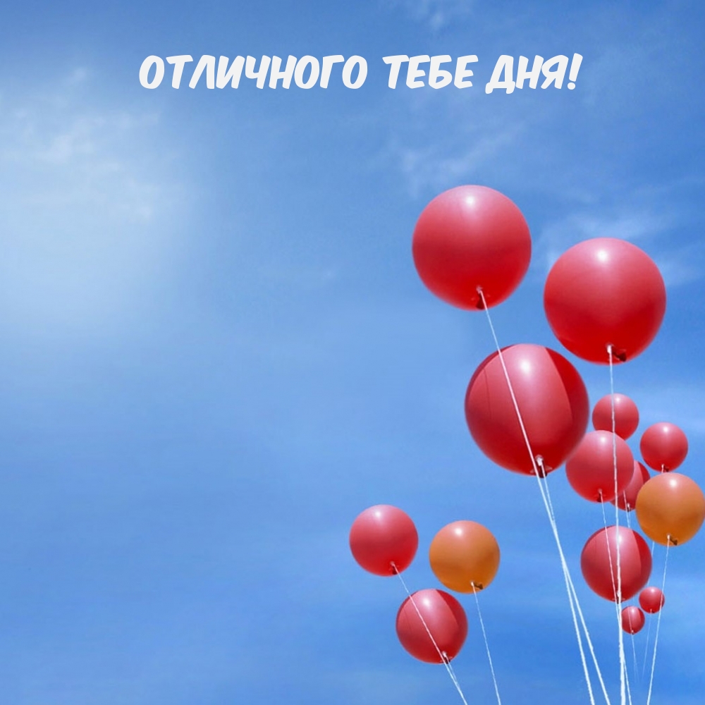 Отличного тебе дня!