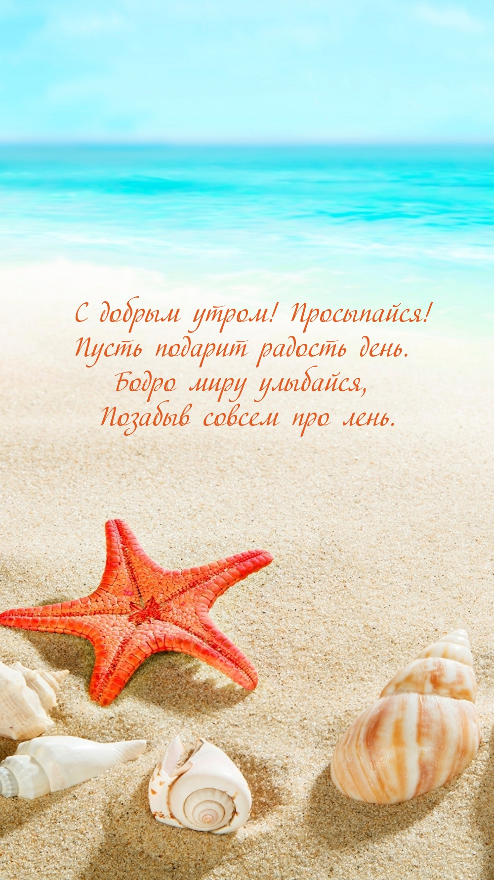 С добрым утром! Просыпайся!