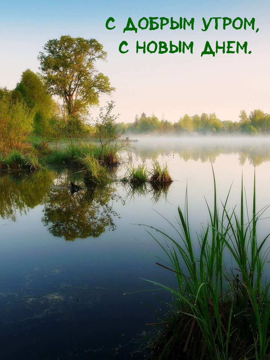 С добрым утром, с новым днем.
