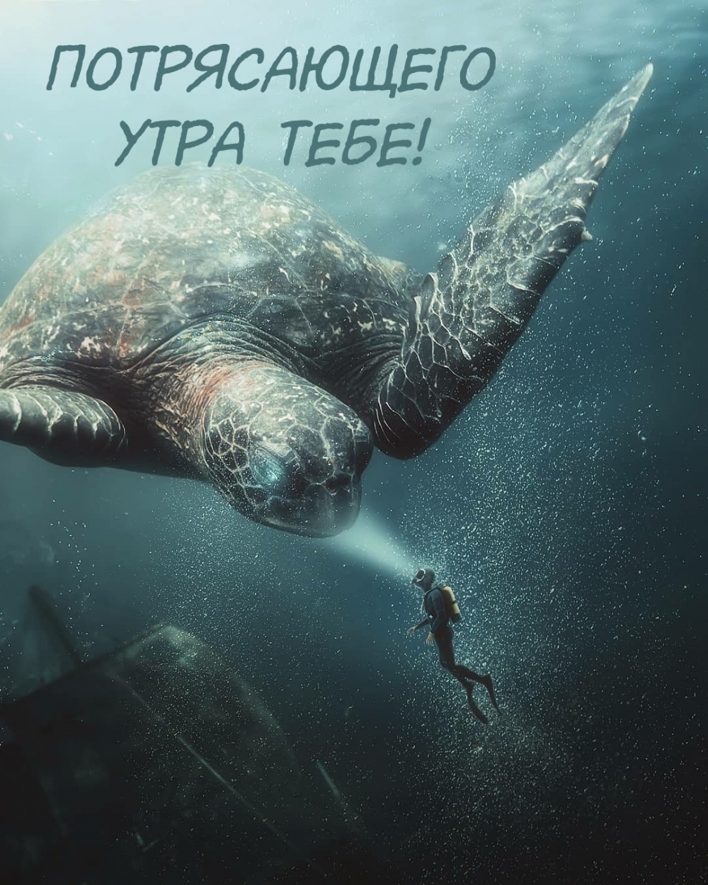 Потрясающего утра тебе!
