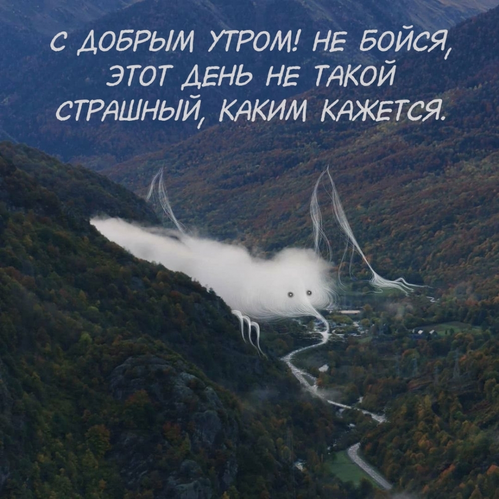 С добрым утром! Не бойся, этот день не такой страшный