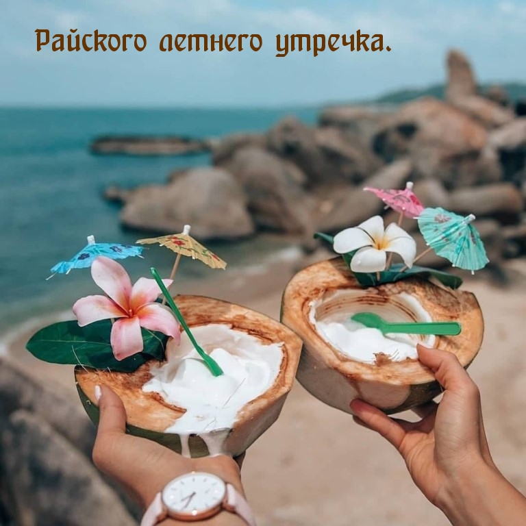 Райского летнего утречка.