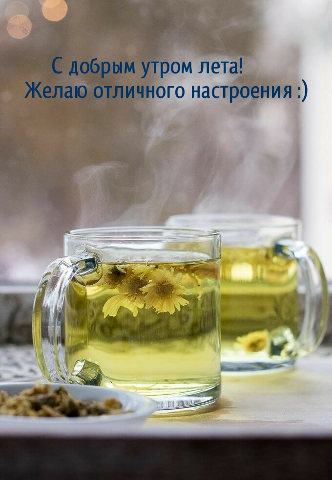 С добрым утром лета! Желаю отличного настроения :)