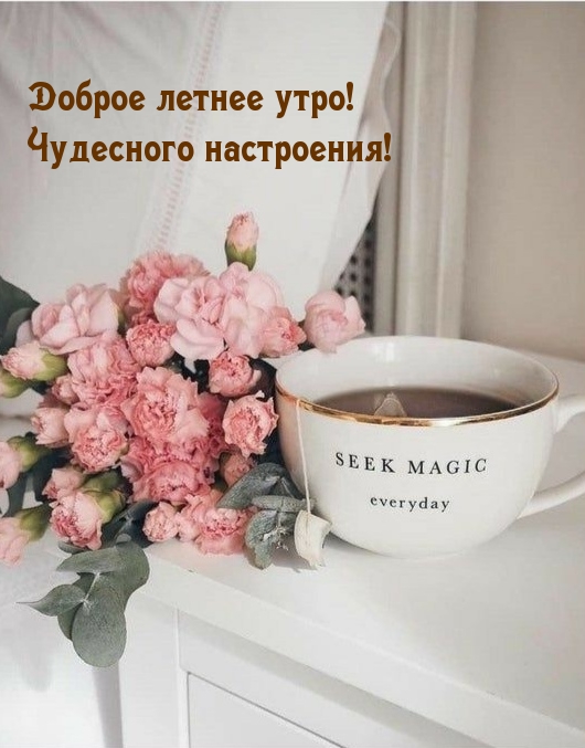 Доброе летнее утро! Чудесного настроения!