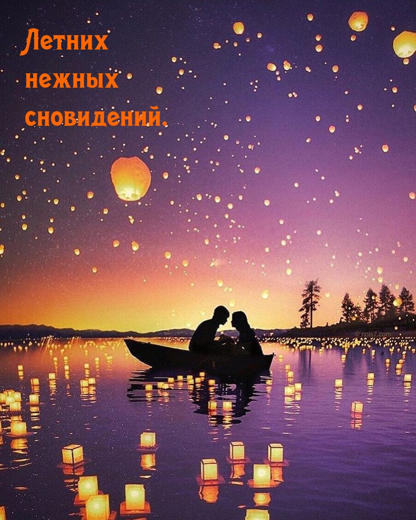 Летних нежных сновидений.