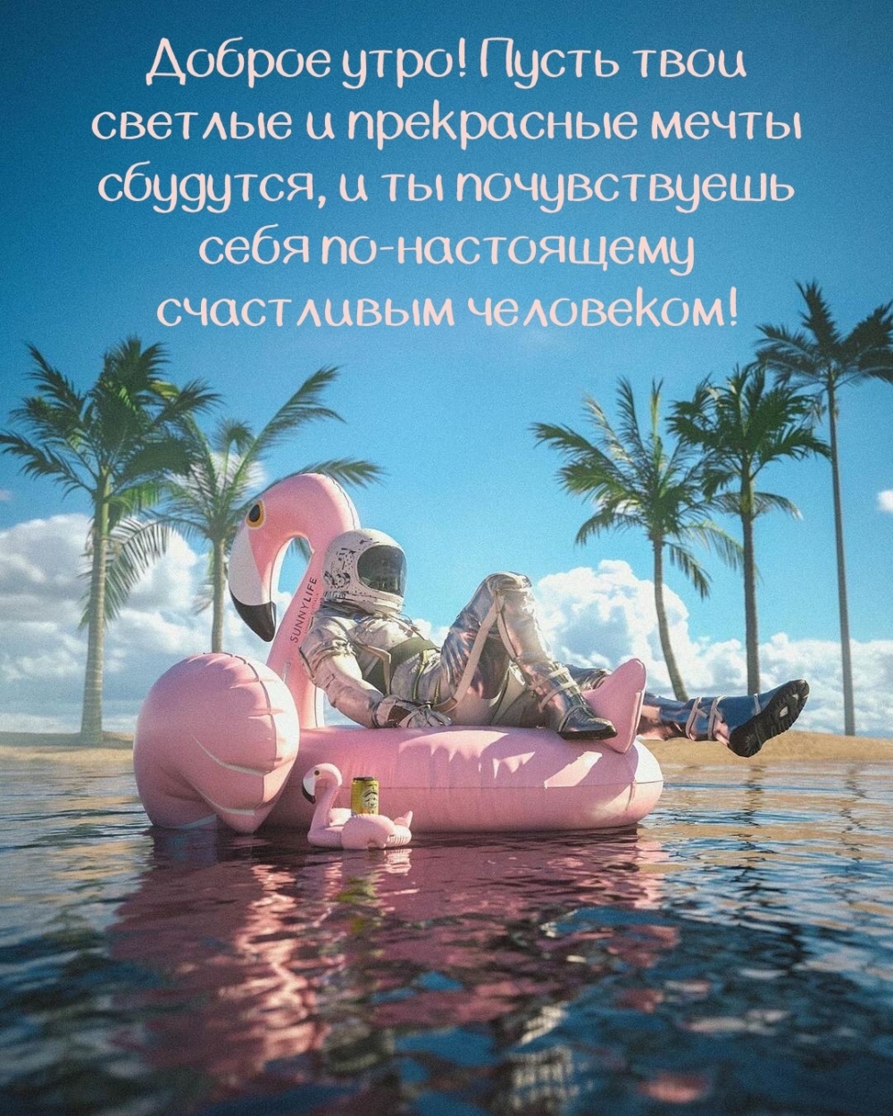 Доброе утро! Пусть твои светлые мечты сбудутся