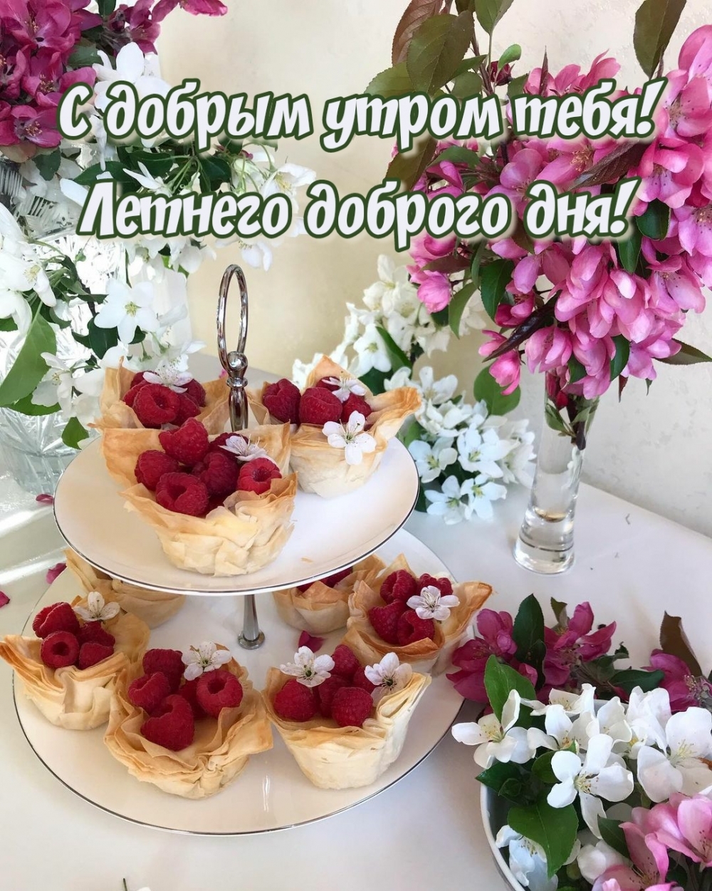 С добрым утром тебя! Летнего доброго дня!