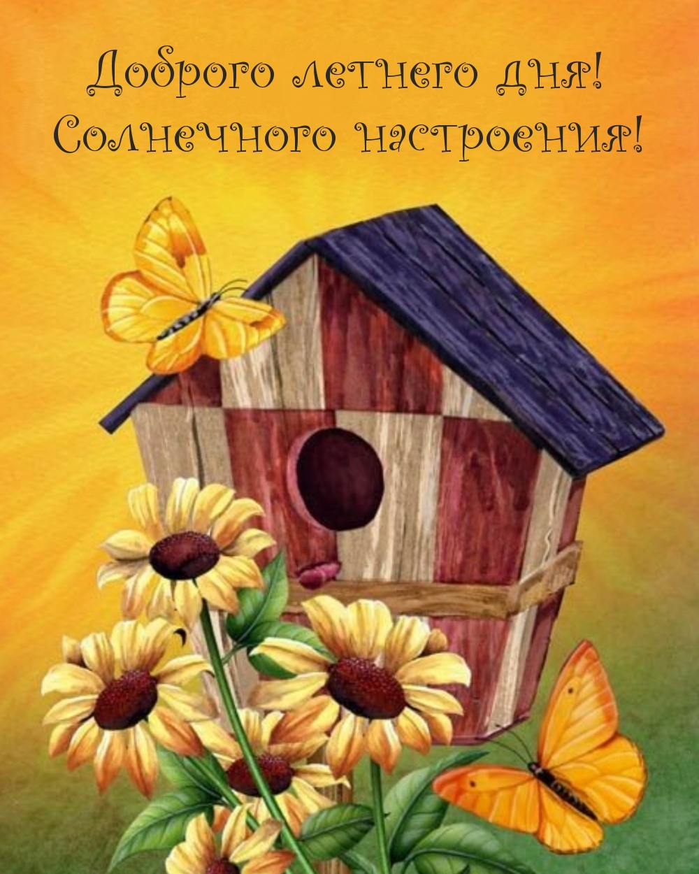 Доброго летнего дня! Солнечного настроения!