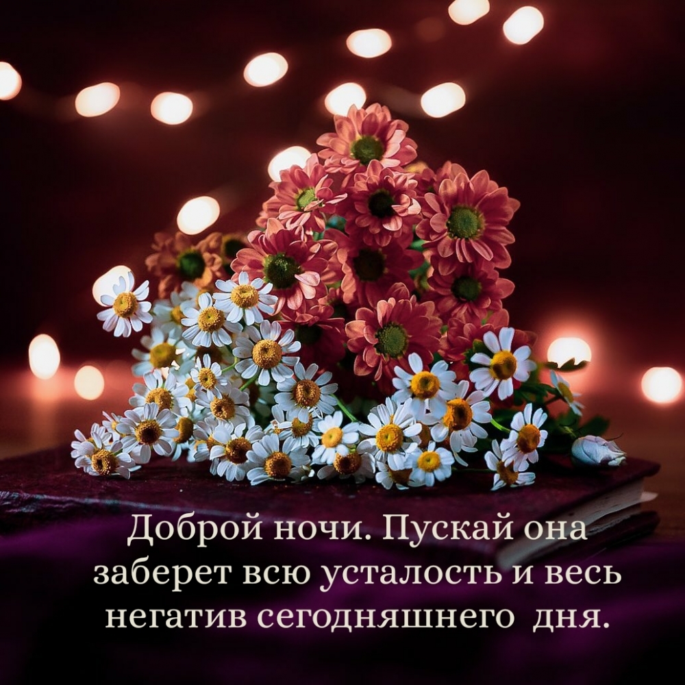 Доброй ночи. Пускай на заберет всю усталость