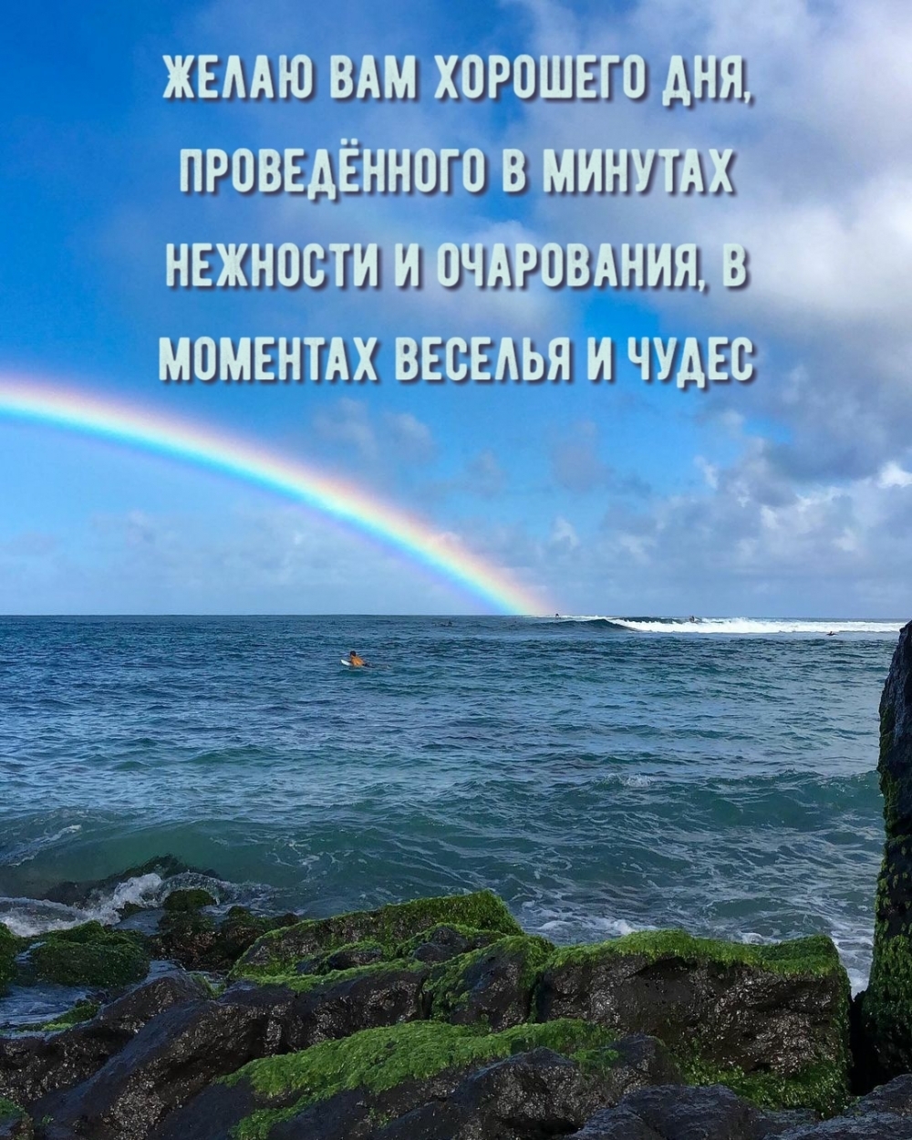 Желаю вам хорошего дня, проведённого в минутах нежности