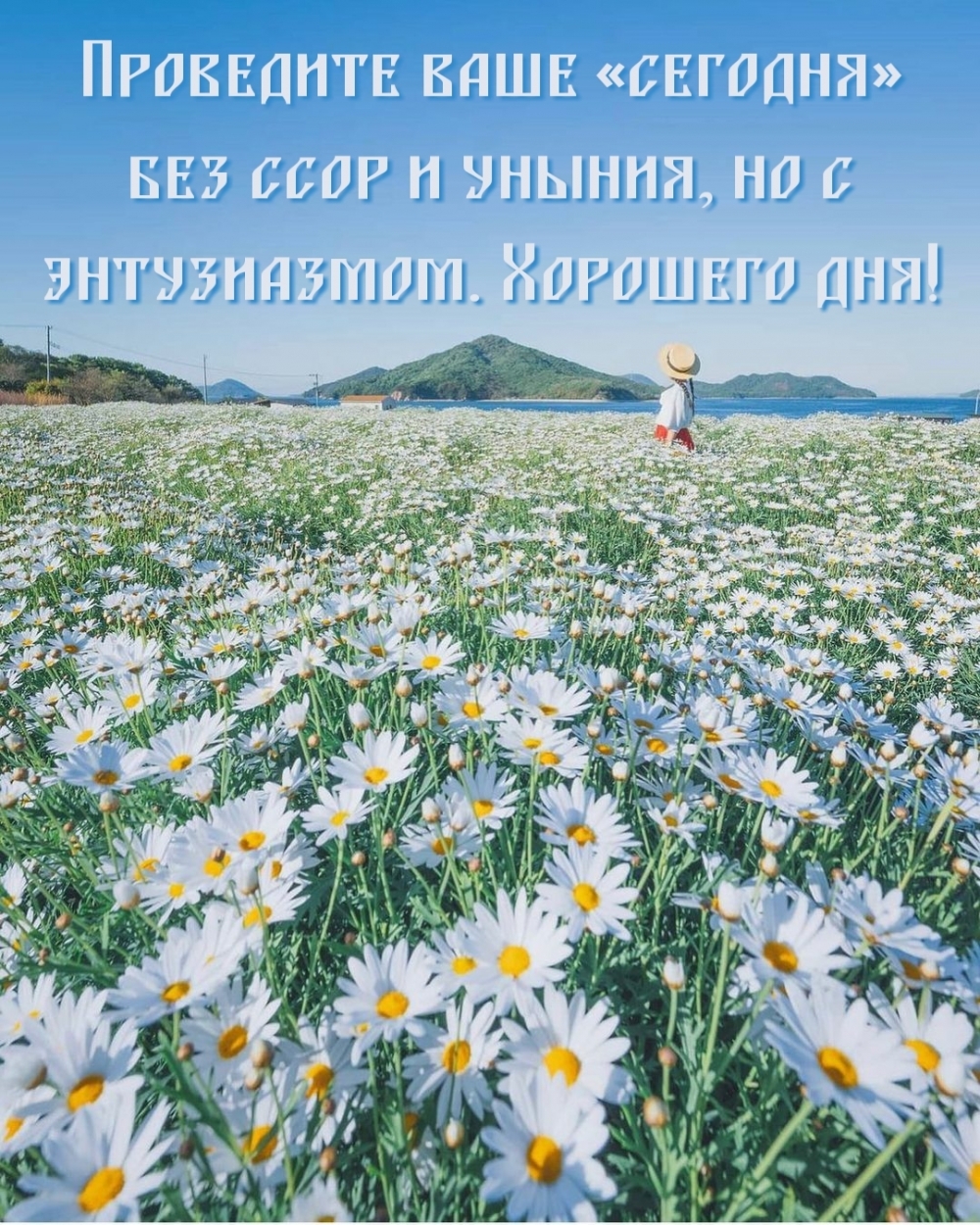 Проведите ваше «сегодня» без ссор и уныния, но с энтузиазмом.