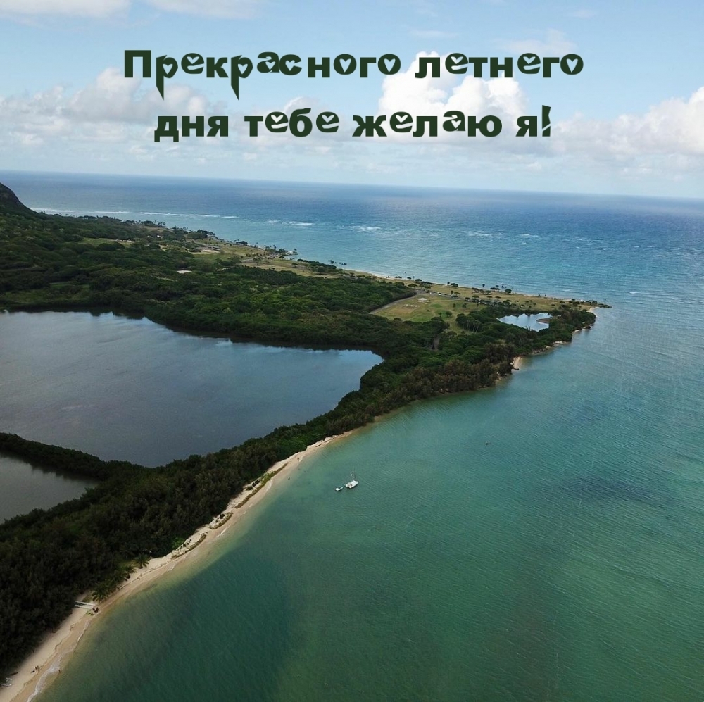 Прекрасного летнего дня тебе желаю я!