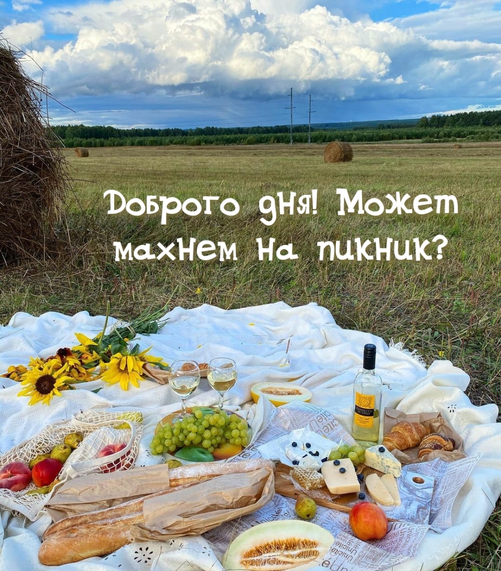 Доброго дня! Может махнем на пикник?