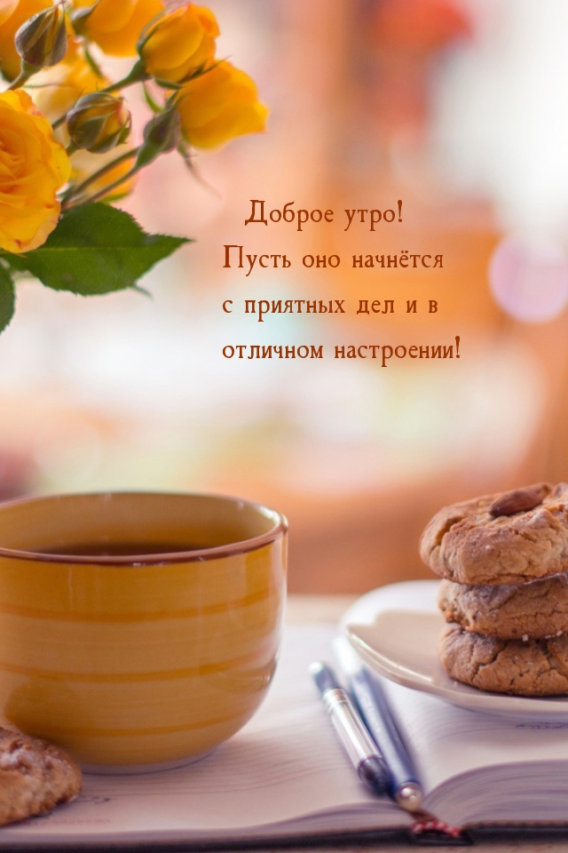 Доброе утро! Пусть оно начнётся с приятных дел