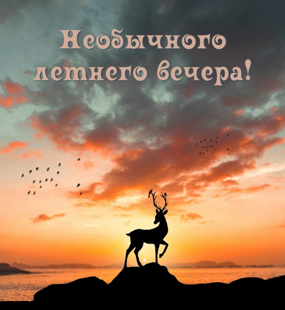 Необычного летнего вечера!