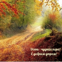 Осень — чудная пора! С добрым утром!
