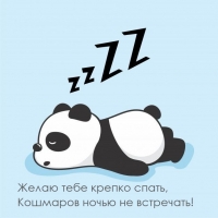 Желаю тебе крепко спать, Кошмаров ночью не встречать!