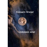 Хорошего вечера! Спокойной ночи!
