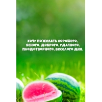 Хочу пожелать хорошего, ясного, доброго дня.
