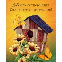 Доброго летнего дня! Солнечного настроения!