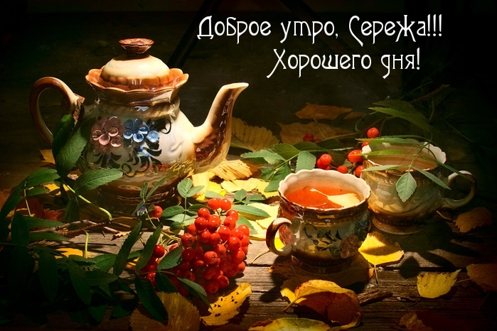 Доброе утро, Сережа!