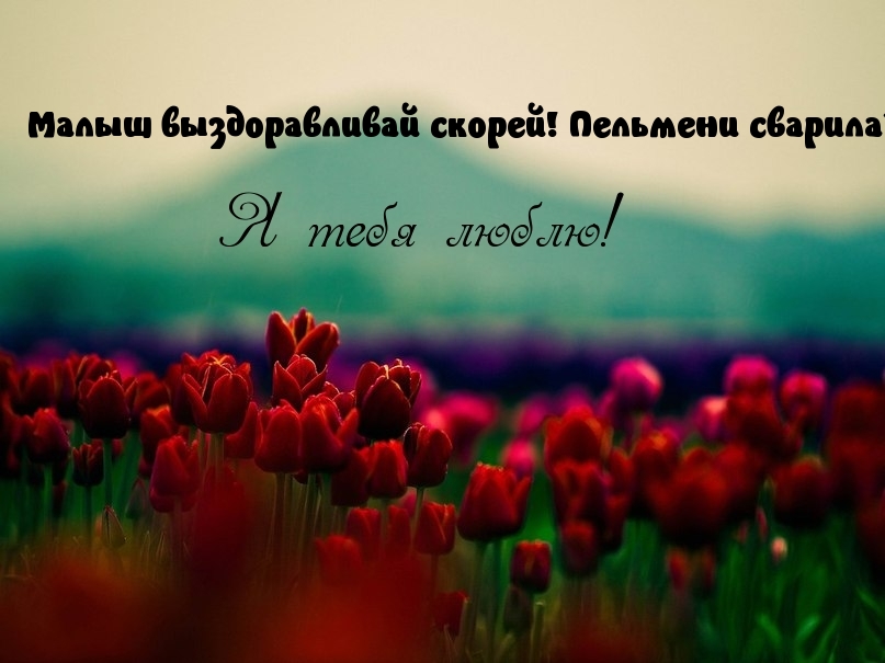 Малыш выздоравливай скорей!