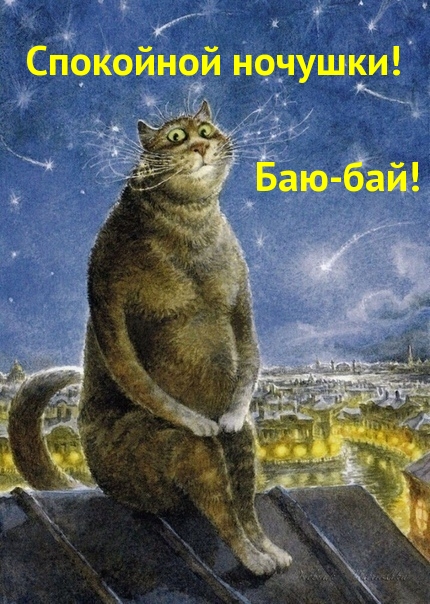Спокойной ночушки! Баю-бай!
